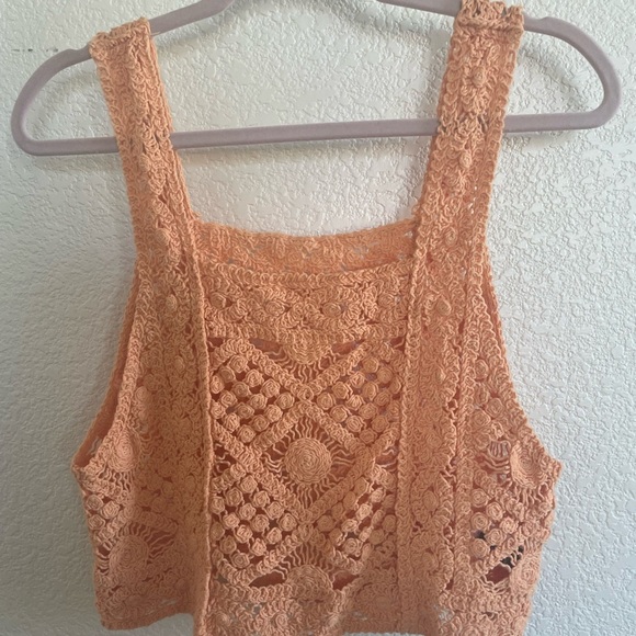 Shein | Crochet cropped tank cover up one size - Picture 4 of 8